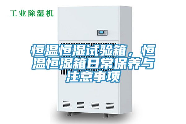 恒溫恒濕試驗箱，恒溫恒濕箱日常保養(yǎng)與注意事項