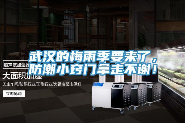 武漢的梅雨季要來了，防潮小竅門拿走不謝！