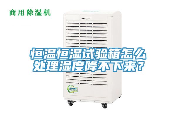 恒溫恒濕試驗箱怎么處理濕度降不下來？