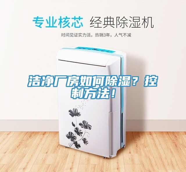 潔凈廠房如何除濕？控制方法！