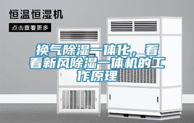 換氣除濕一體化，看看新風(fēng)除濕一體機的工作原理