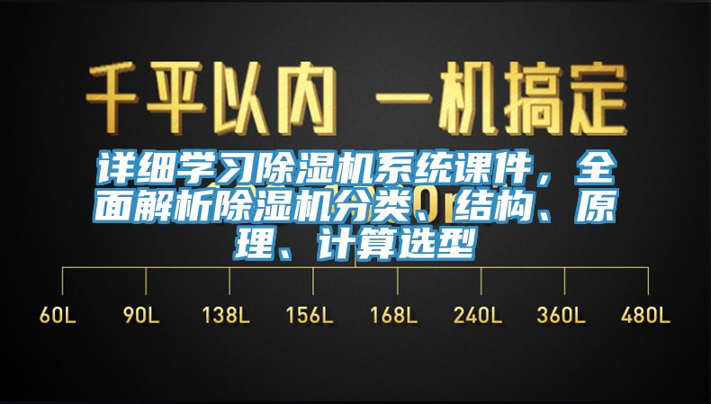 詳細(xì)學(xué)習(xí)除濕機(jī)系統(tǒng)課件，全面解析除濕機(jī)分類、結(jié)構(gòu)、原理、計(jì)算選型