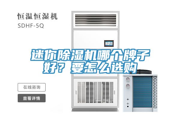 迷你除濕機哪個牌子好？要怎么選購