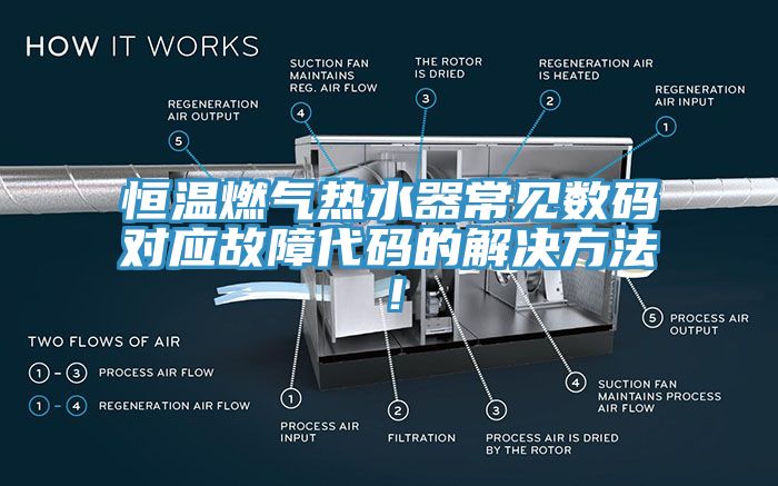恒溫燃氣熱水器常見數(shù)碼對應故障代碼的解決方法！