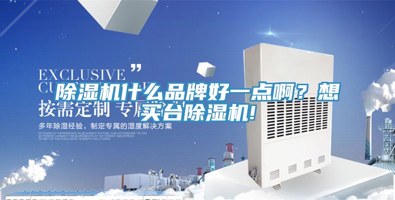 除濕機(jī)什么品牌好一點啊？想買臺除濕機(jī)!