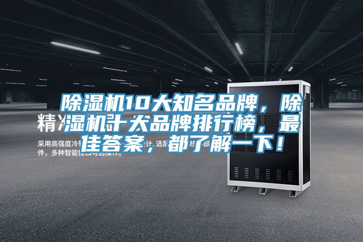 除濕機10大知名品牌，除濕機十大品牌排行榜，最佳答案，都了解一下！