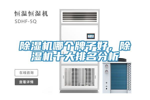 除濕機(jī)哪個(gè)牌子好，除濕機(jī)十大排名分析