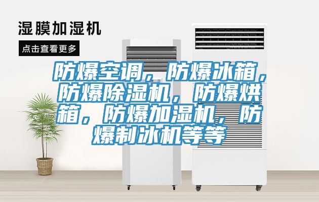 防爆空調(diào)，防爆冰箱，防爆除濕機(jī)，防爆烘箱，防爆加濕機(jī)，防爆制冰機(jī)等等