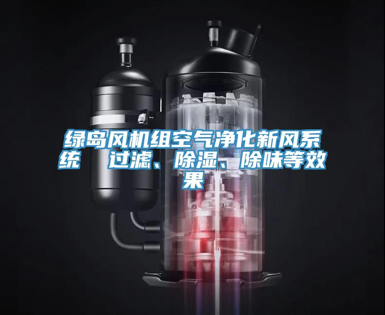 綠島風(fēng)機(jī)組空氣凈化新風(fēng)系統(tǒng)  過濾、除濕、除味等效果
