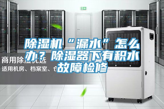 除濕機(jī)“漏水”怎么辦？除濕器下有積水故障檢修