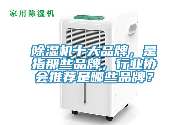 除濕機(jī)十大品牌，是指那些品牌，行業(yè)協(xié)會推薦是哪些品牌？