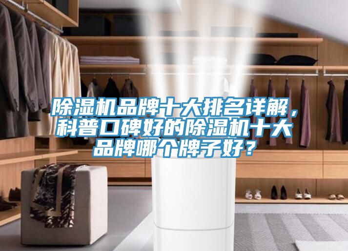 除濕機品牌十大排名詳解，科普口碑好的除濕機十大品牌哪個牌子好？