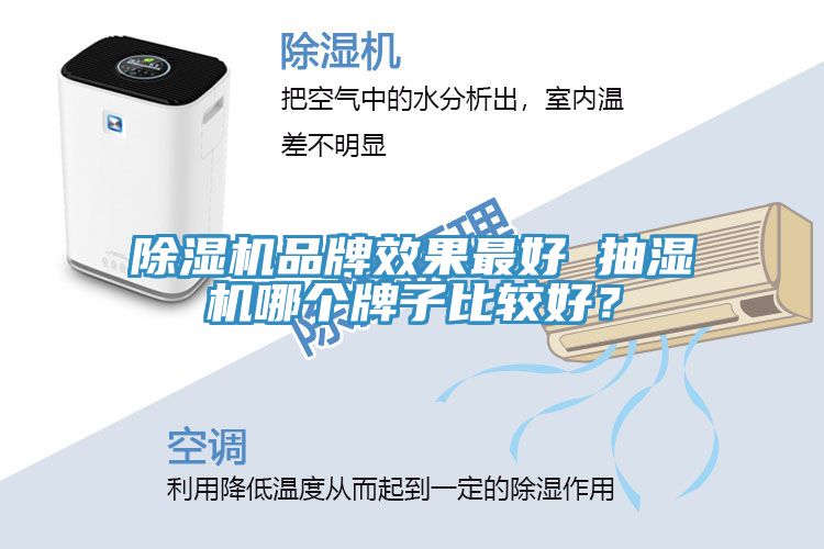 除濕機品牌效果最好 抽濕機哪個牌子比較好？