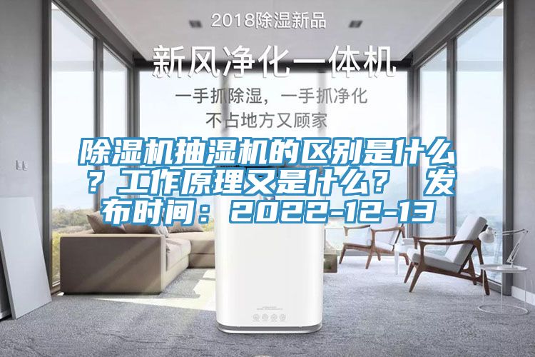 除濕機(jī)抽濕機(jī)的區(qū)別是什么？工作原理又是什么？ 發(fā)布時間：2022-12-13