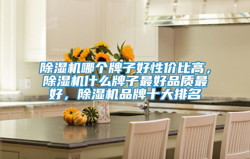 除濕機哪個牌子好性價比高，除濕機什么牌子最好品質(zhì)最好，除濕機品牌十大排名