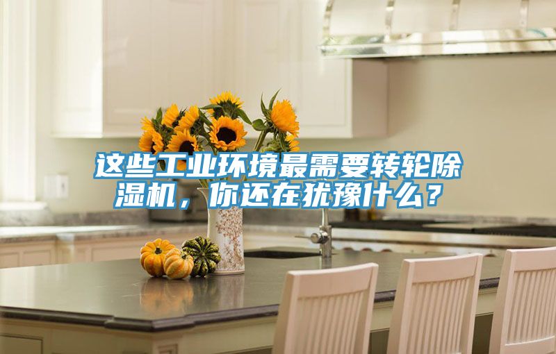 這些工業(yè)環(huán)境最需要轉(zhuǎn)輪除濕機(jī)，你還在猶豫什么？
