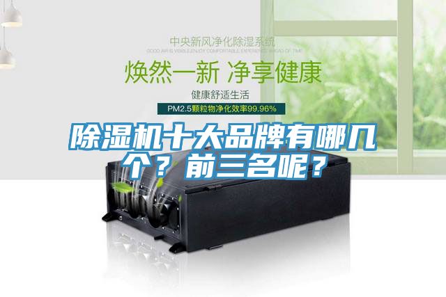 除濕機(jī)十大品牌有哪幾個？前三名呢？