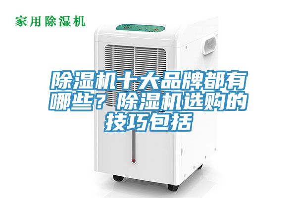除濕機(jī)十大品牌都有哪些？除濕機(jī)選購的技巧包括