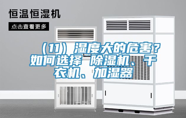 （11）濕度大的危害？如何選擇 除濕機、干衣機、加濕器
