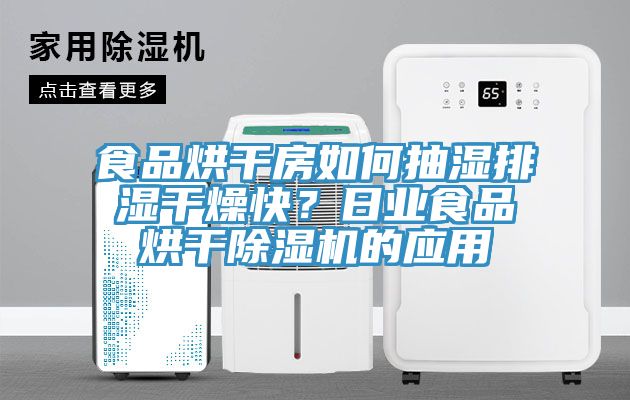 食品烘干房如何抽濕排濕干燥快？日業(yè)食品烘干除濕機的應用